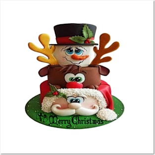 Christmas Cake Posters and Art